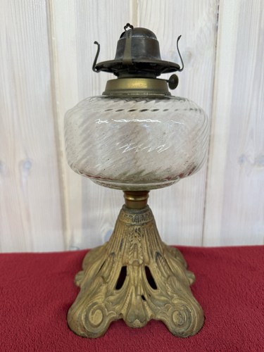 Antique vintage oil lamp - oil,