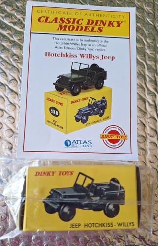 Dinky toys 80b jeep - 80b, hotchkiss