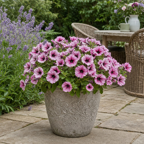 Petunia sanguna mega pink vein - sanguna,