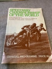 Speedway world championship - speedway,