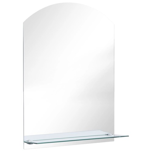 Wall mirror with - mirror, shelf