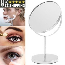 7" Double-sided Makeup Mirror Tabletop Freestanding Shaving Cosmetic Vanity UK