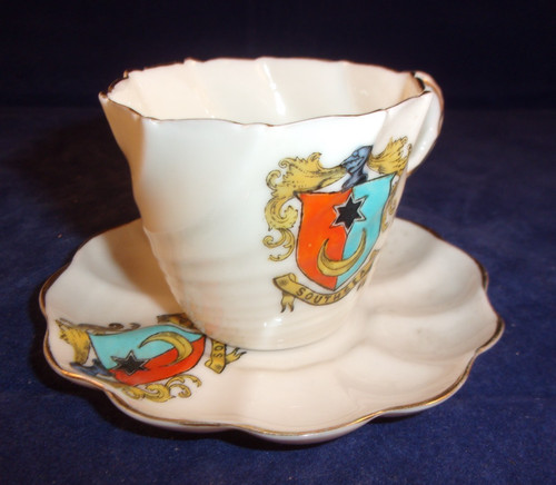Crested grafton china southsea - grafton,
