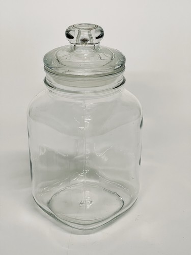 Vintage clear square glass - vintage,