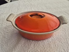 Le Creuset 1960's Heritage Mini Dutch Oven 1 Qt #18 in Flame Orange