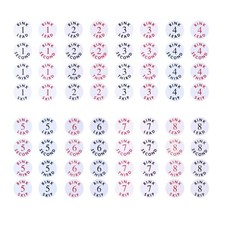 ACCLAIM Rink Balloting Discs 8 Discs Per Rink Position Round 1-8 Per Rink