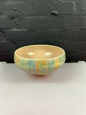 Beswick Ware England Vintage 379 Serving Bowl Stripes Dots Embossed 10" x 4.75"