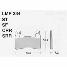 ATHENA BRAKE PADS FOR HONDA