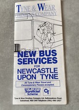 Bus Timetable-Tyne & Wear Omnibus Company - Newcastle - New Bus Services (31/68)