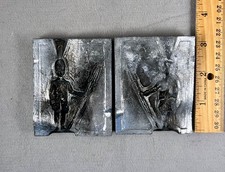 Vintage Metal Soldier Mold Toy