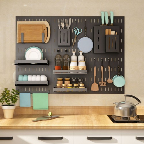 Stainless steel kitchen wall - kitchen,