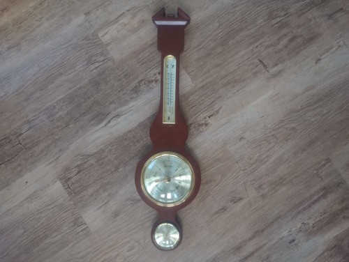 Wood wall barometer metamec - wood,
