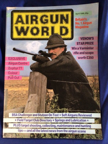 Airgun world april 1986 bsa - world, 1986.