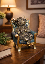 Highland cow armchair - cow,