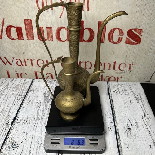 Brass scrap metal aftaba ewers - scrap,