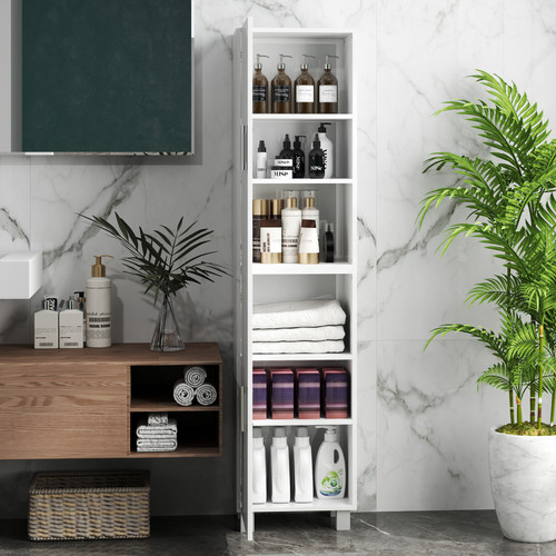Tall storage cabinet white - tall,