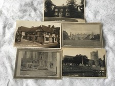 Cobham, Kent - 5 x Postcards - Leather Bottle, Gads Hill Place, Cobham Hall