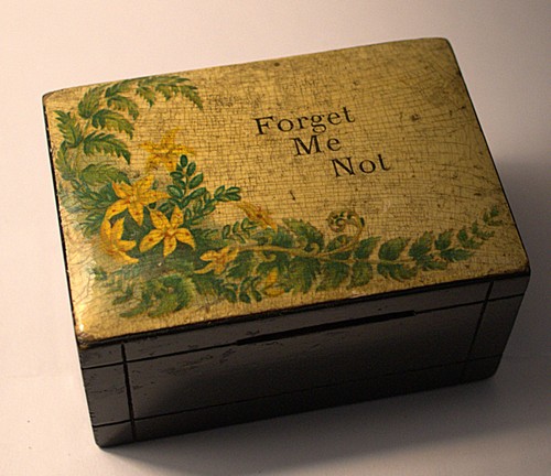 Antique victorian forget - forget, me