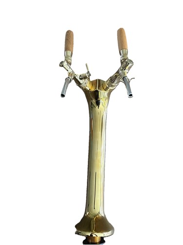 Beer tap gold - tap, 2-wire