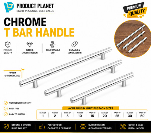 Chrome bar kitchen cabinet - chrome, t