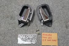 OEM BMW Z3 Roadster Set Pair Interior Door Handles Chrome 1960830 1960829