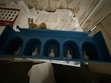 5 TEAT LAMB KID SHEEP MILK FEEDER PLASTIC ORPHAN GATE HANGING MULTIPLE