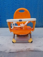 Chicco Pocket Snack Feeding Booster Seat – Orange | Portable Highchair