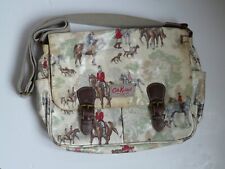 Cath Kidston Handbag Horse hunting pattern Oil cloth and leather Satchel