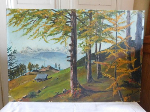 Yveline oil canvas - yveline,