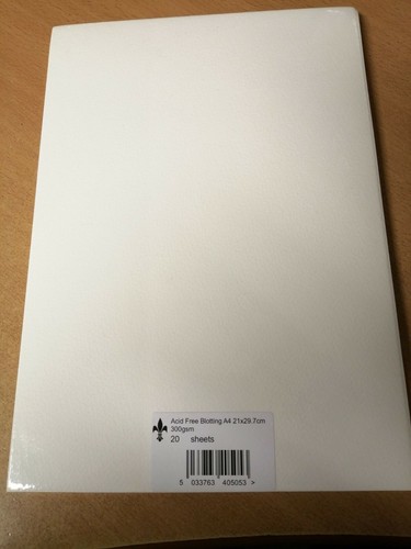 Traditional writing blotting