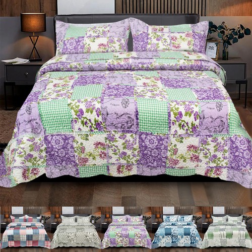 Quilted bedspread throw - quilted,