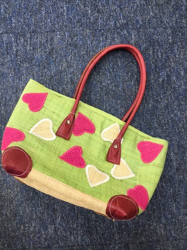 Raffia handbag madaraff - by,