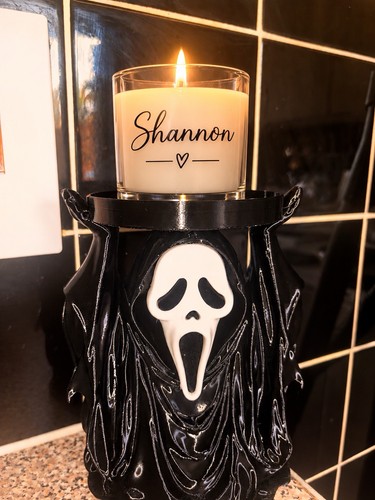 Ghostface candle holder - ghostface,