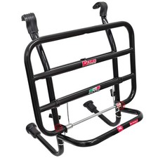 BLACK FRONT LUGGAGE RACK
