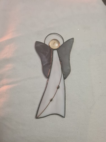 Stained glass angel - glass,