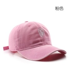 Mens Women Vintage Washed Distressed Floral Embroidery Adjustable Baseball Cap