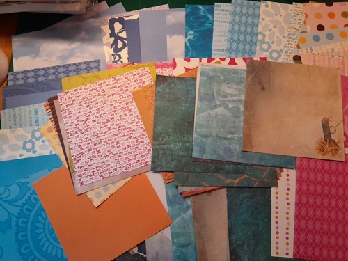 New backing papers - backing, size