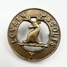 Genuine Lovat Scouts Yeomanry Cap Badge 1908-1922