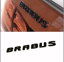 New Gloss Black BRABUS Rear Badge Emblem Logo For Mercedes Benz UK Seller 🇬🇧