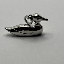 New Sterling Silver DUCK Charm