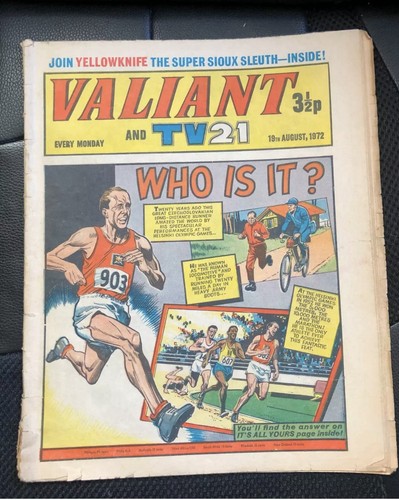 Valiant tv21 vintage comic - valiant,