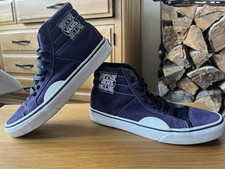VANS California Purple/White Suede Hi-Tops 