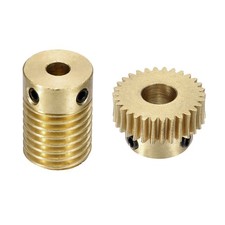 Worm Gear Set 0.5 Module 1:30