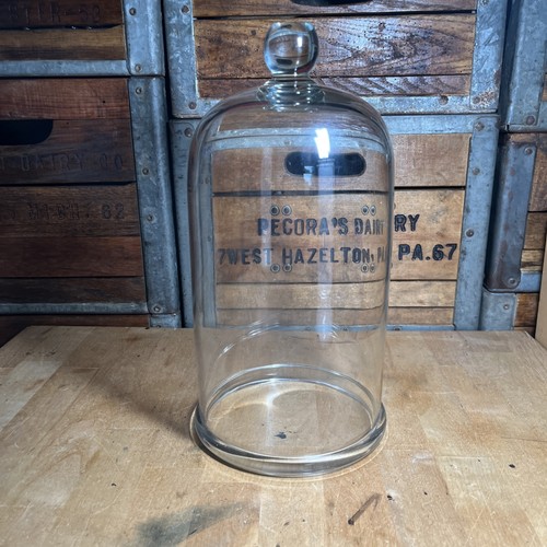 Antique victorian glass bell - glass,