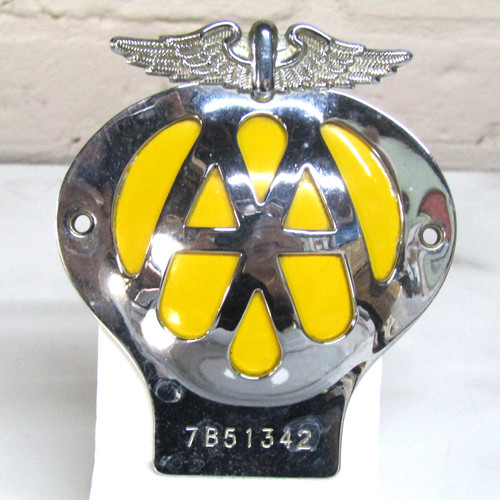 Vintage original car badge - car,