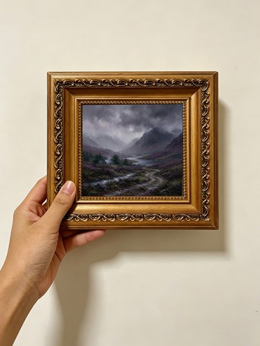 Misty mountain landscape - misty,