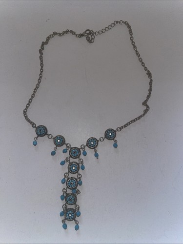 Vintage turquoise micro mosaic - turquoise,