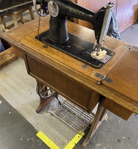 Antique singer treadle sewing - treadle,