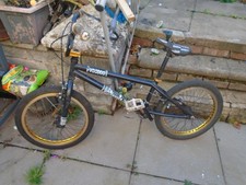 voodoo bmx bike gold wheels 20"