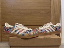 Adidas gazelle indoor liberty London floral embroidery size UK 8.5
